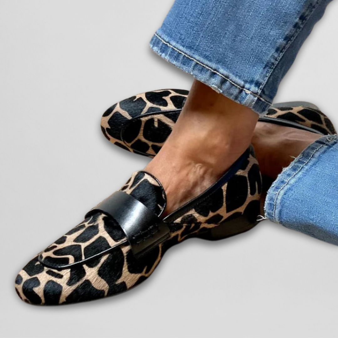 Amea™ – Bold Animal Print Loafers for Everyday Confidence