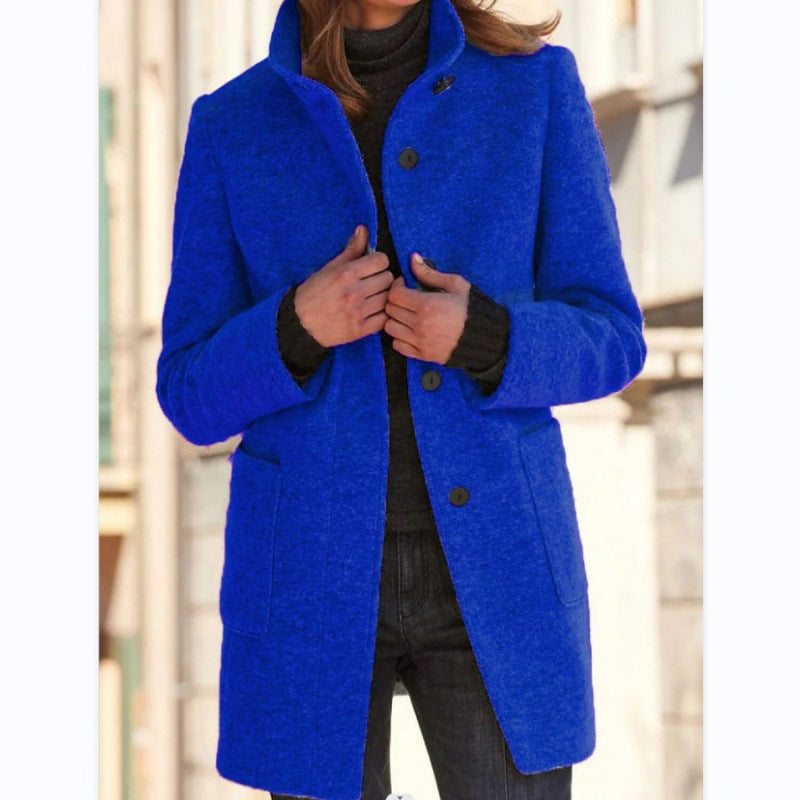 Raina™ – Cozy Mid-Length Everyday Coat