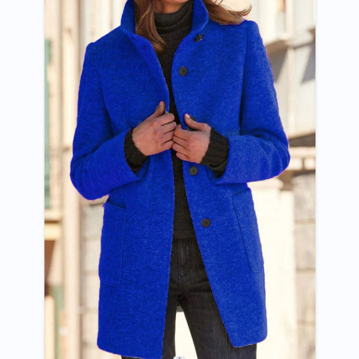 Raina™ – Cozy Mid-Length Everyday Coat
