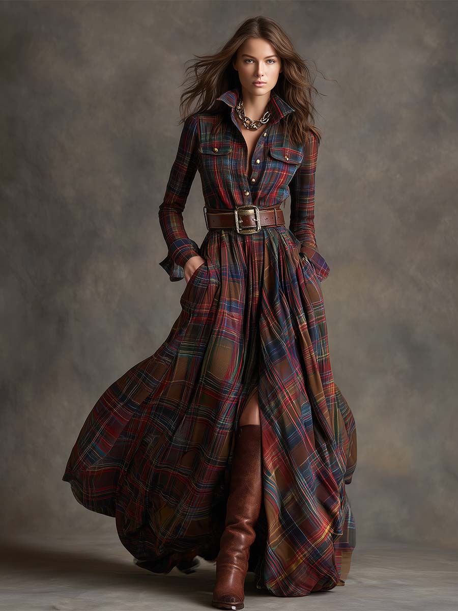 Scarlett - Shirt Dress with Belt