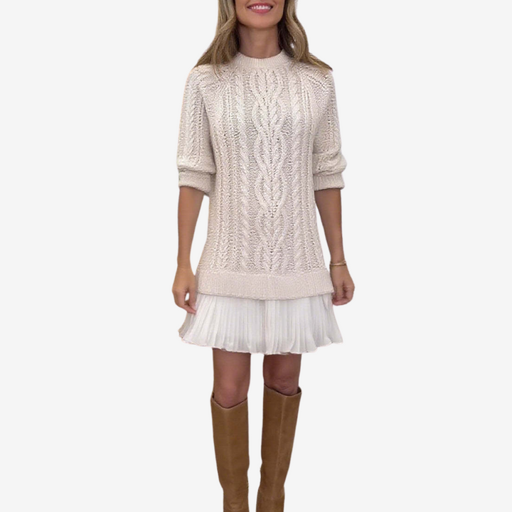 Kimberly™ – Sweater Dress for Timeless Feminine Charm