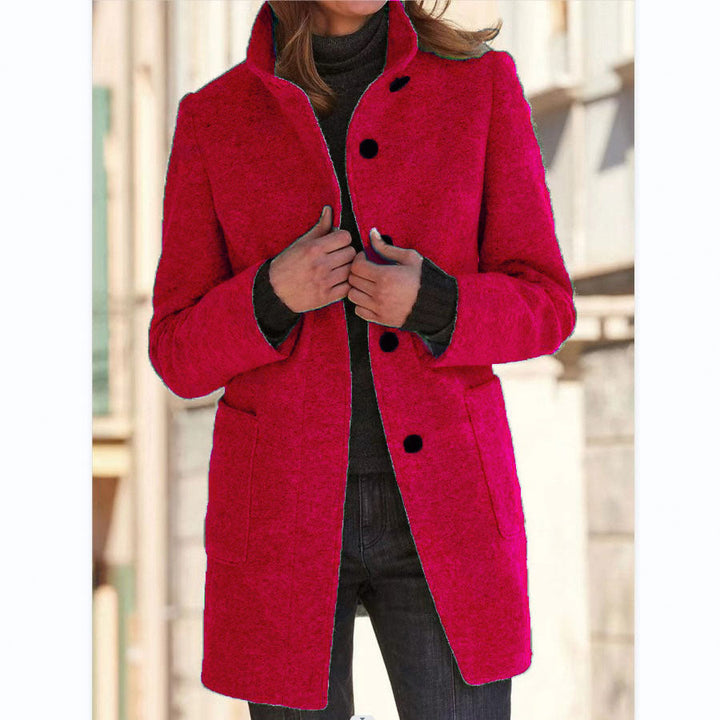 Raina™ – Cozy Mid-Length Everyday Coat