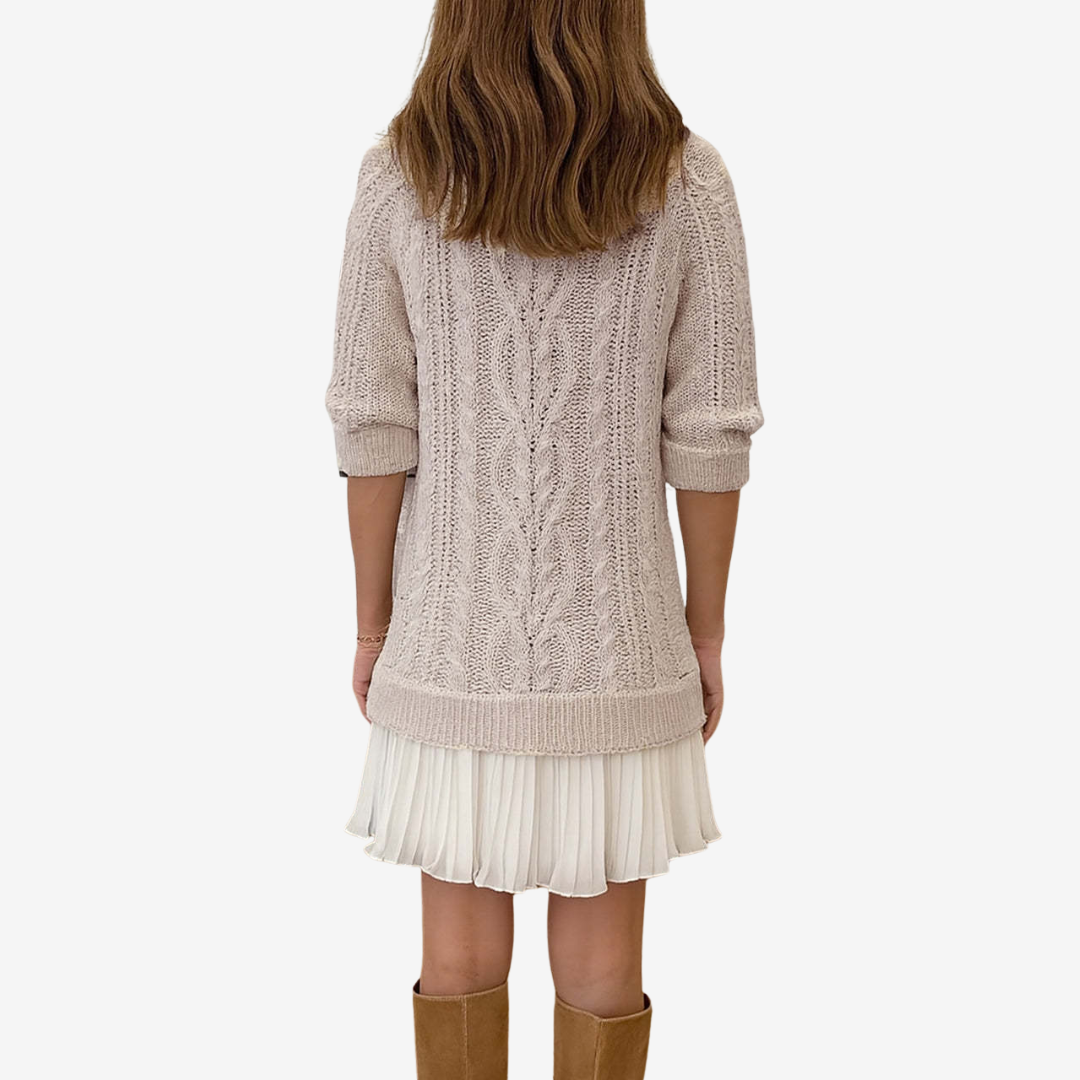Kimberly™ – Sweater Dress for Timeless Feminine Charm