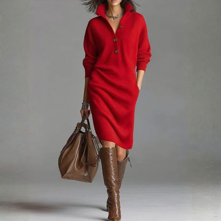 Kornelia – Elegant Sweater Dress