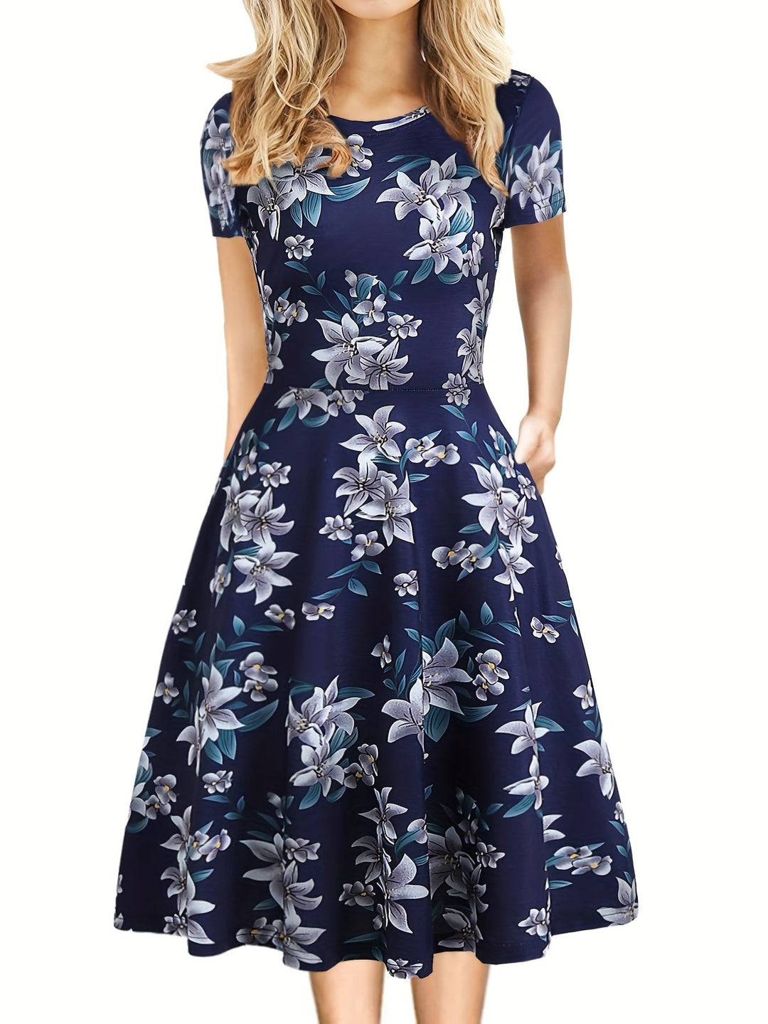 Danuta – Summer Dress in Retro Style with A-Line Cut