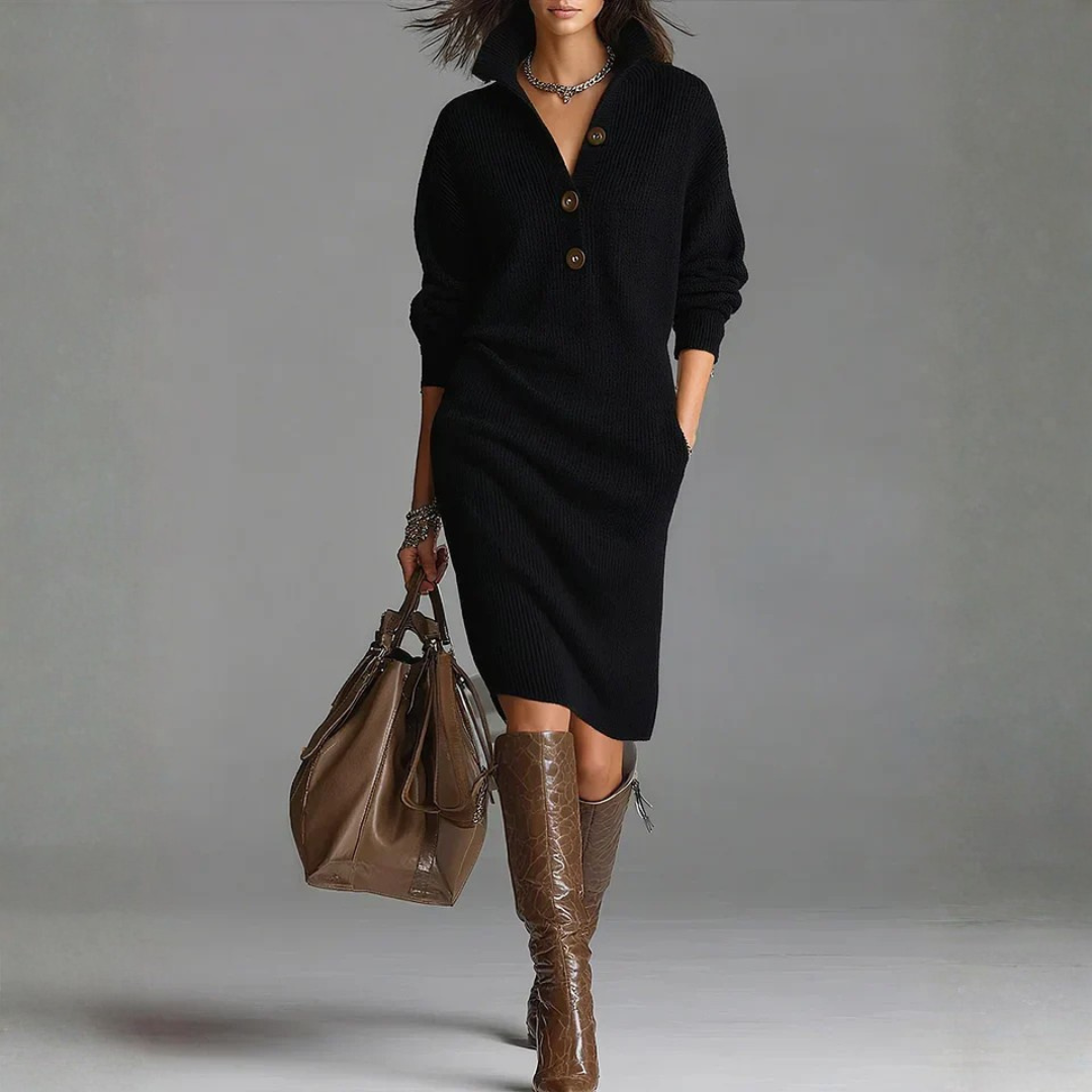 Kornelia – Elegant Sweater Dress