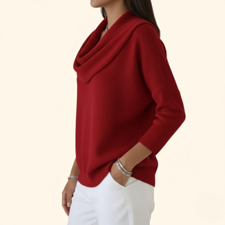 Éliza – Soft Collar Sweater