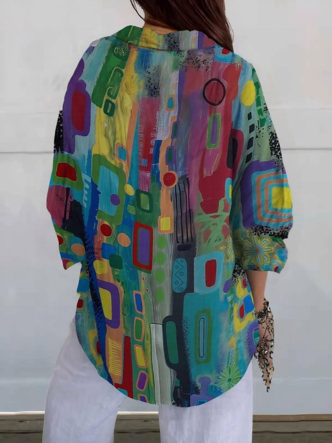 Elio - Abstract Print Shirt