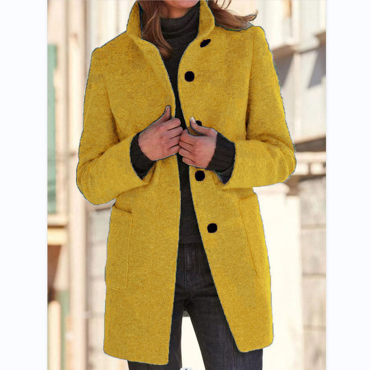Raina™ – Cozy Mid-Length Everyday Coat