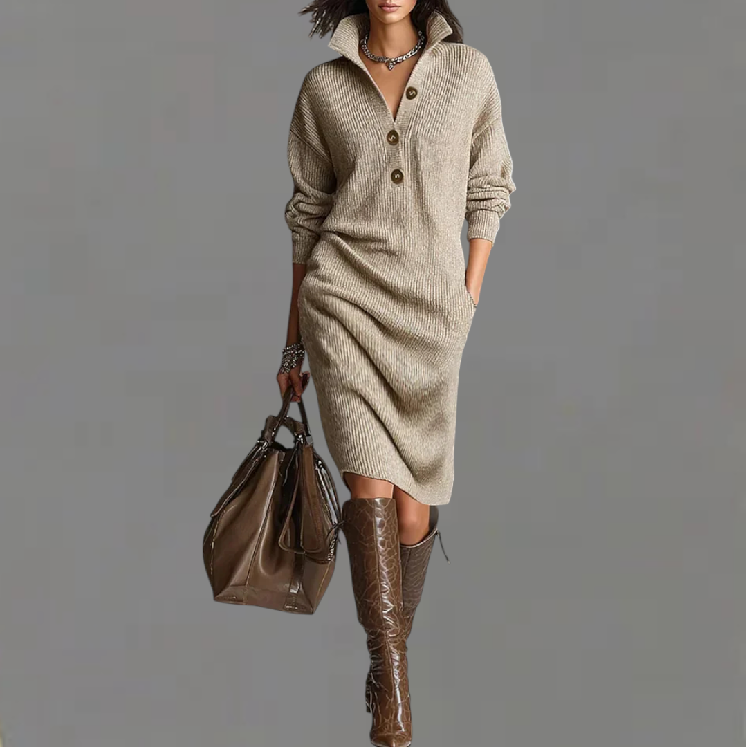 Kornelia – Elegant Sweater Dress