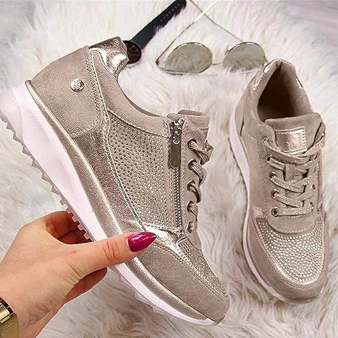 Alia™ – Zip Sneakers for Effortless Everyday Style