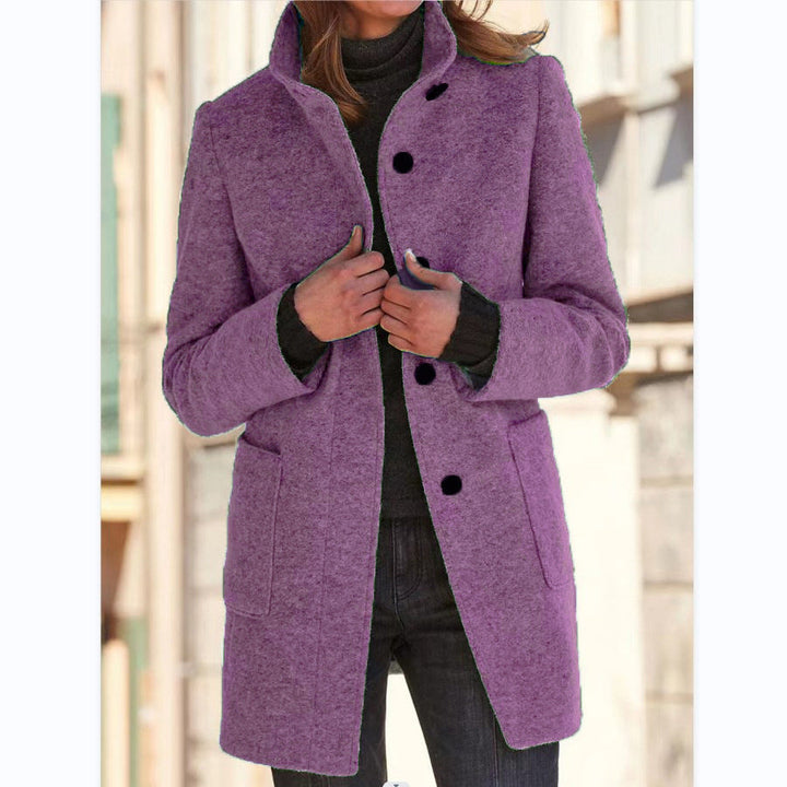 Raina™ – Cozy Mid-Length Everyday Coat