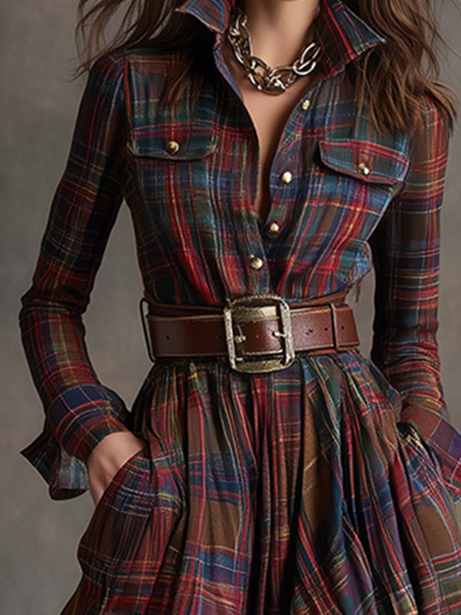 Scarlett - Shirt Dress with Belt