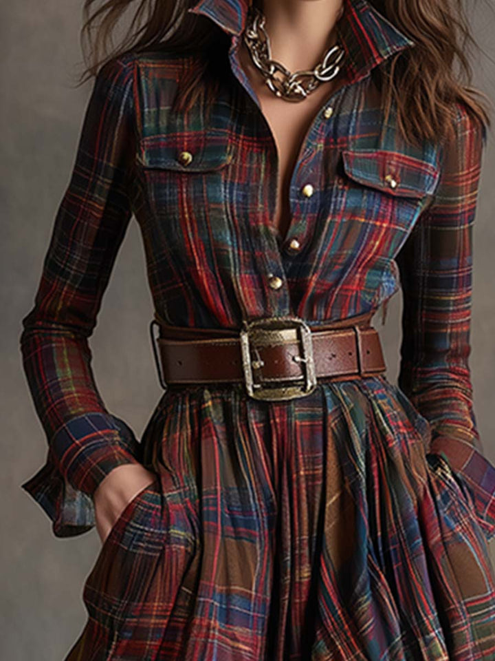 Scarlett - Shirt Dress with Belt