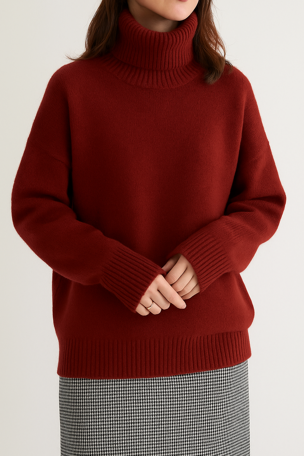 Alexa™ – High-Neck Sweater for Effortless Elegance