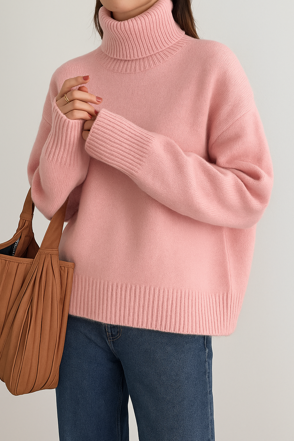 Alexa™ – High-Neck Sweater for Effortless Elegance