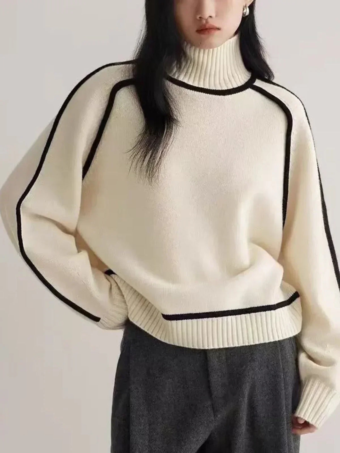Evie™ – Elegant Turtleneck Sweater for Timeless Sophistication