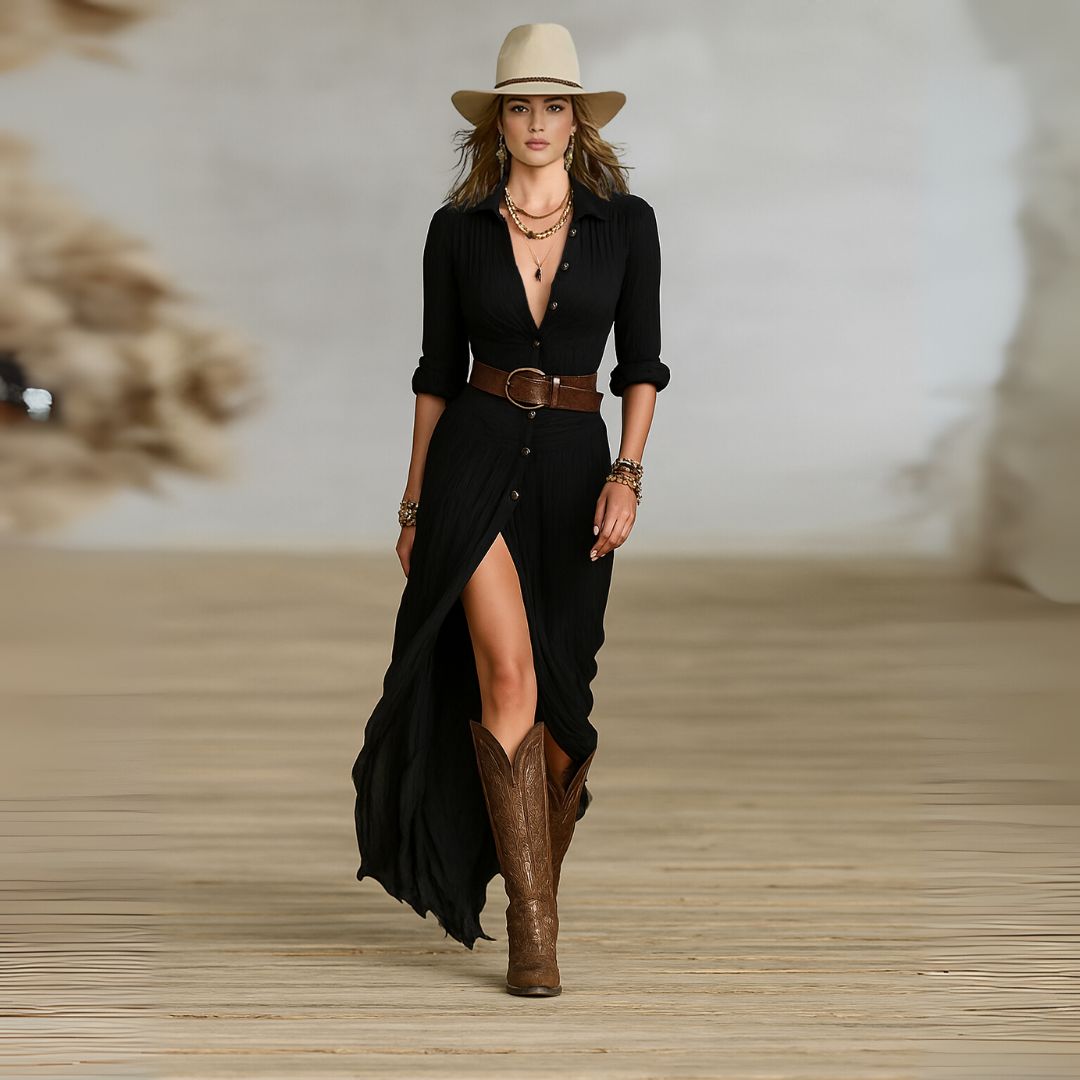 Hayley | Shirt Dress with Belt