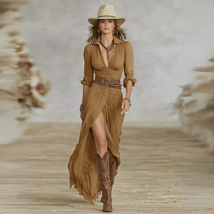 Hayley | Shirt Dress with Belt