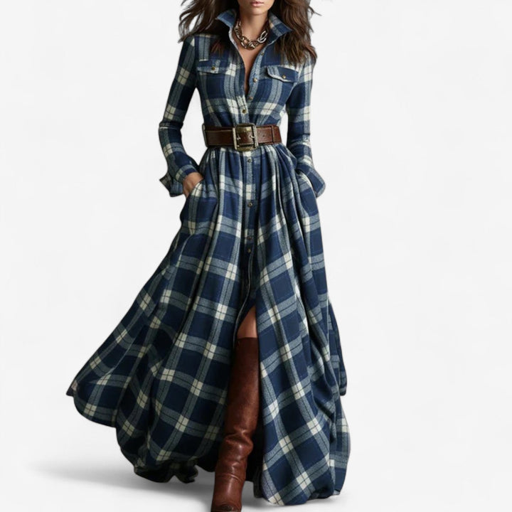 Barboteau™ Timeless Check Maxi Dress