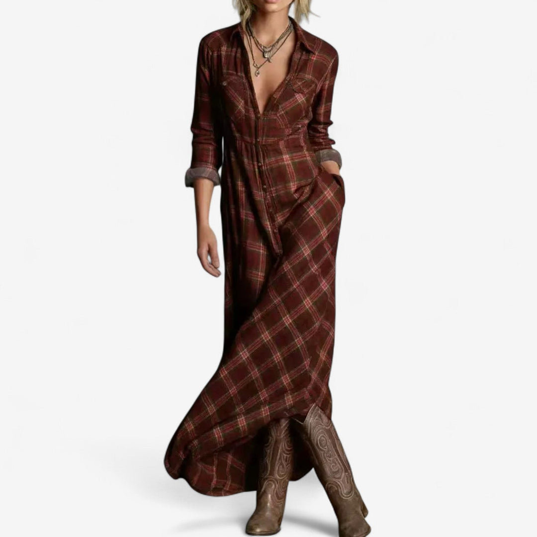 Cécile™ Timeless Maxi Shirt Dress