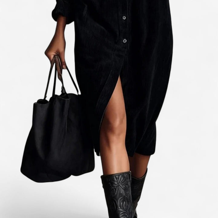 Anastacia™ Midi Ample in Corduroy Velvet