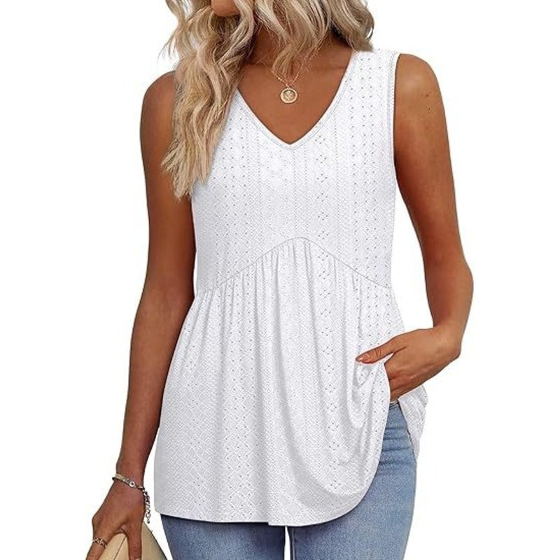 Molly™ – Airy Sleeveless Everyday Blouse