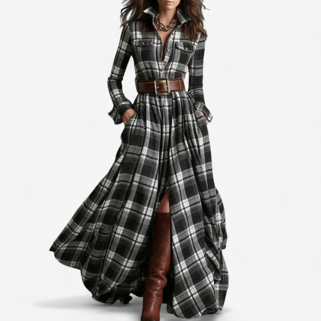 Barboteau™ Timeless Check Maxi Dress