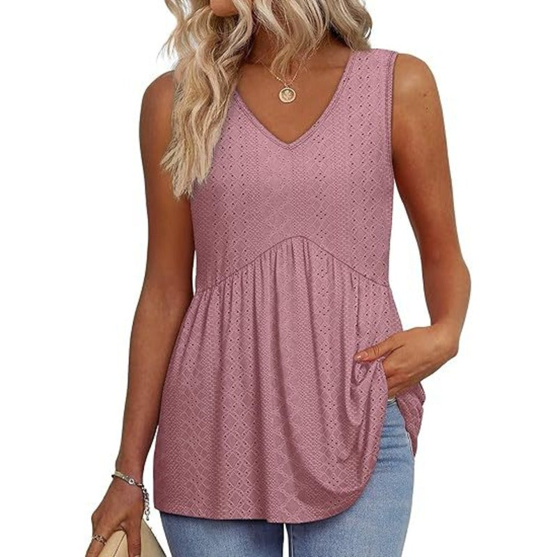 Molly™ – Airy Sleeveless Everyday Blouse