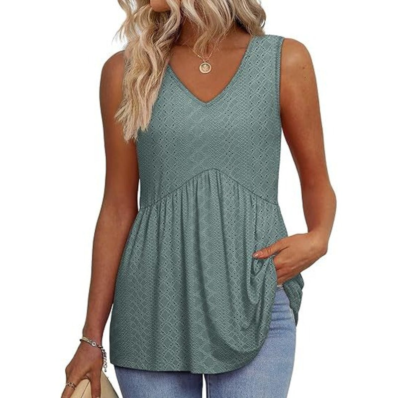 Molly™ – Airy Sleeveless Everyday Blouse