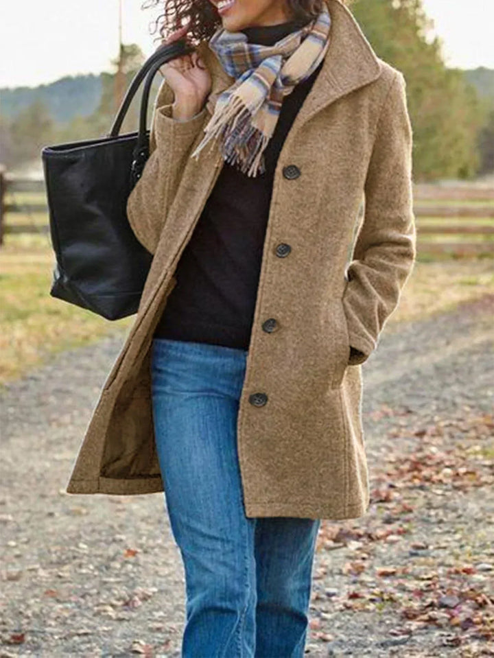 Madeline™ – Cozy Mid-Length Everyday Coat