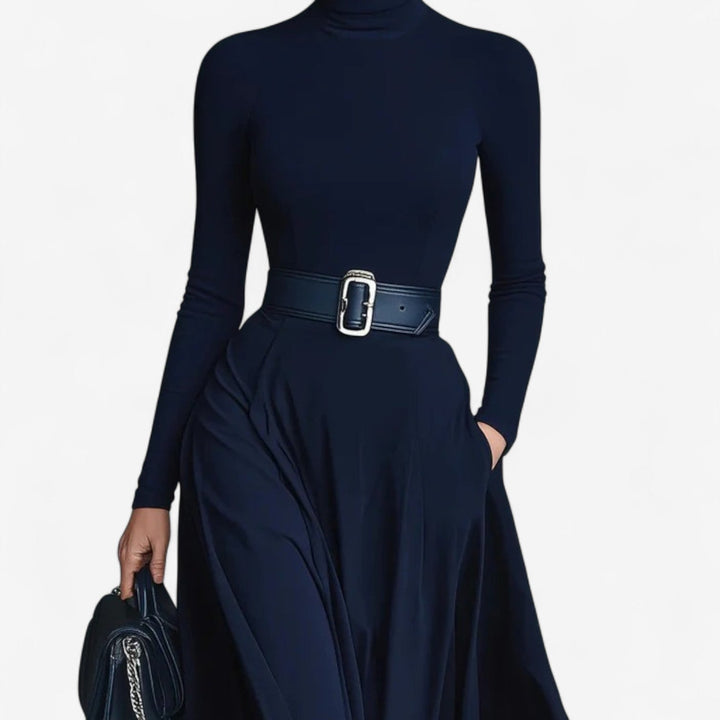 Yvelise™ High Neck Maxi Dress