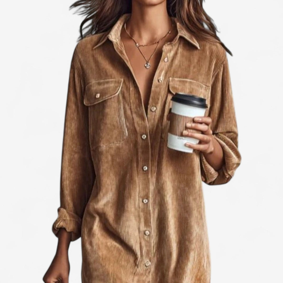 Anastacia™ Midi Ample in Corduroy Velvet