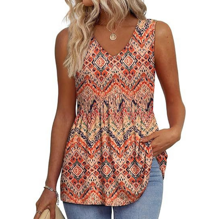 Molly™ – Airy Sleeveless Everyday Blouse