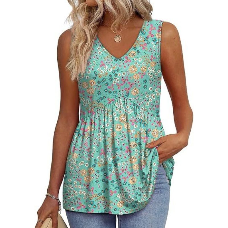 Molly™ – Airy Sleeveless Everyday Blouse