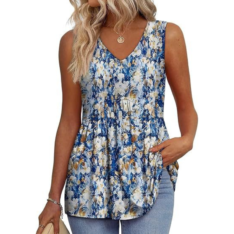 Molly™ – Airy Sleeveless Everyday Blouse