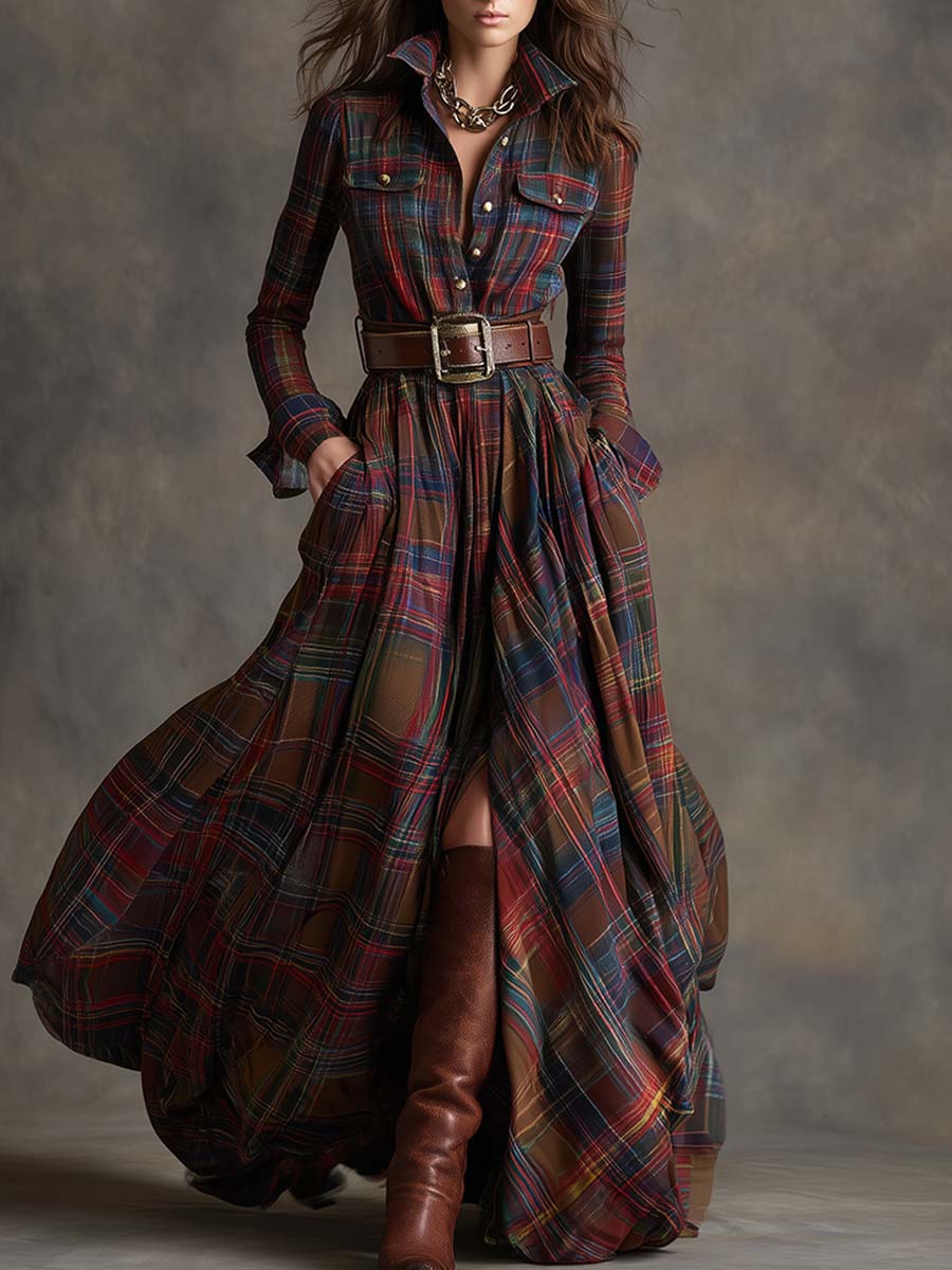 Scarlett - Shirt Dress with Belt