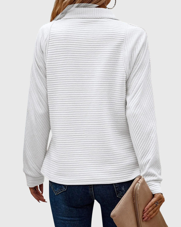 Élise – Refined Half-Zip Sweater