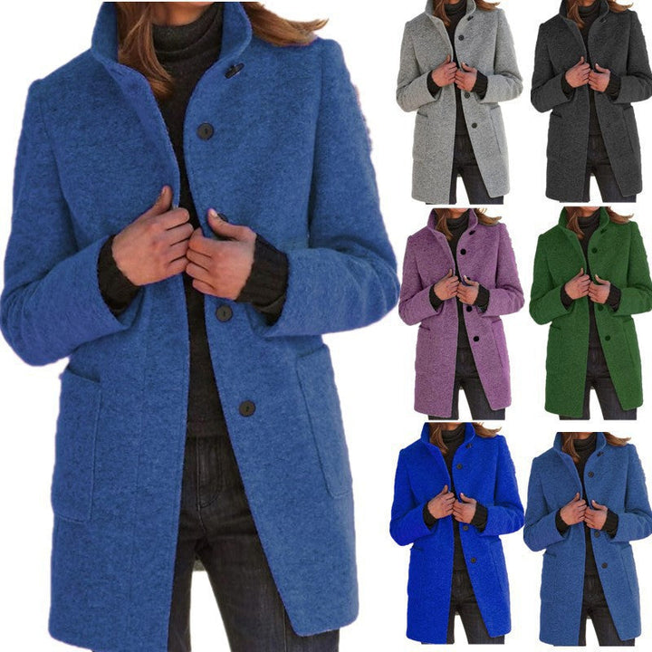 Raina™ – Cozy Mid-Length Everyday Coat