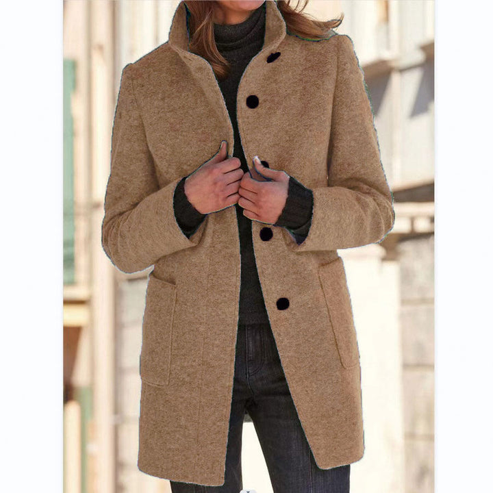 Raina™ – Cozy Mid-Length Everyday Coat