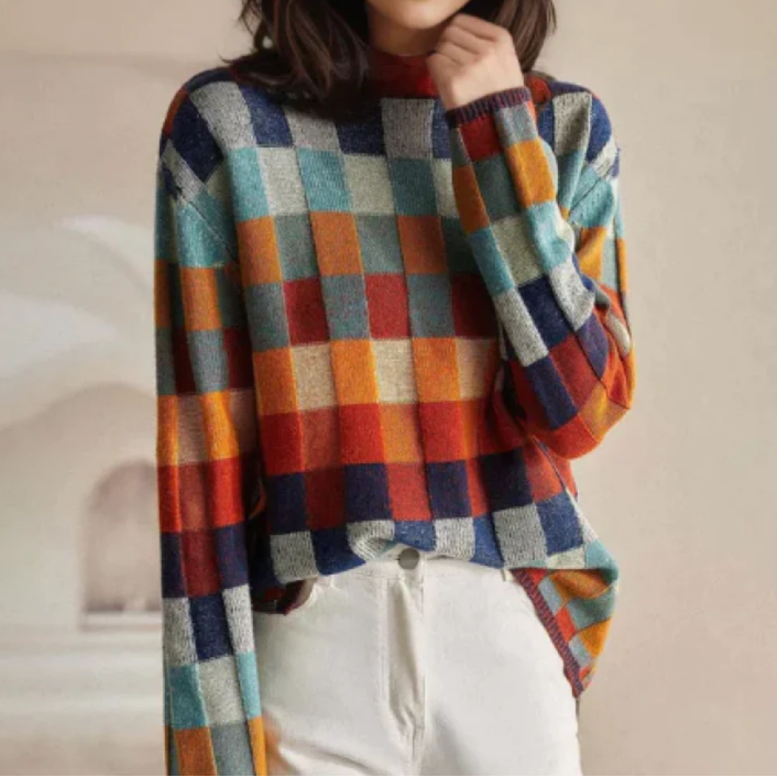 Elise – Chic and Comfortable Retro Sweater