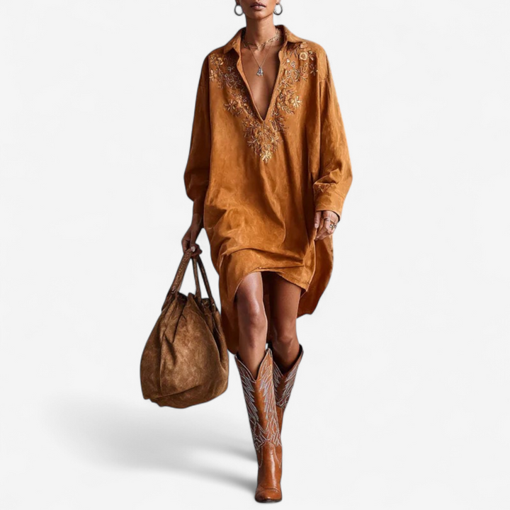 Mooren™ Embroidered Dress