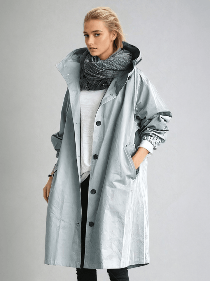 Joelle – Elegant Waterproof Trench Coat