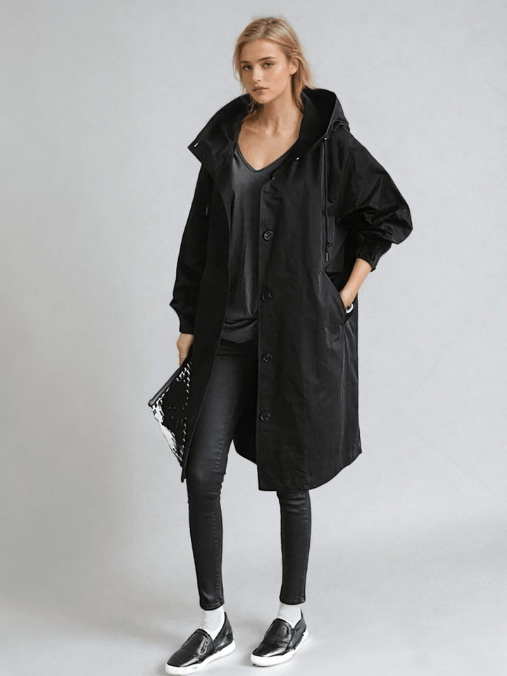 Joelle – Elegant Waterproof Trench Coat