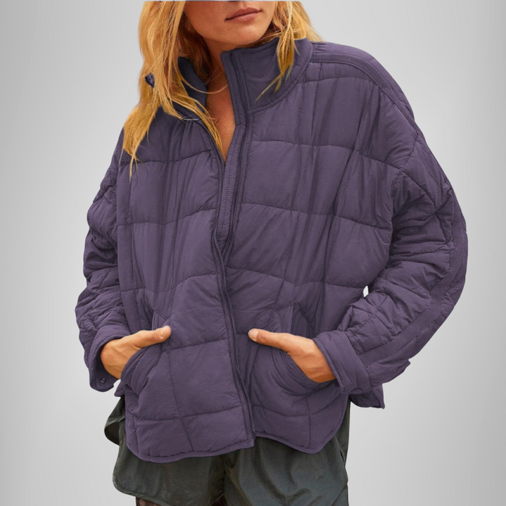 Novalie™ – Lightweight Compact Zip Puffer Jacket