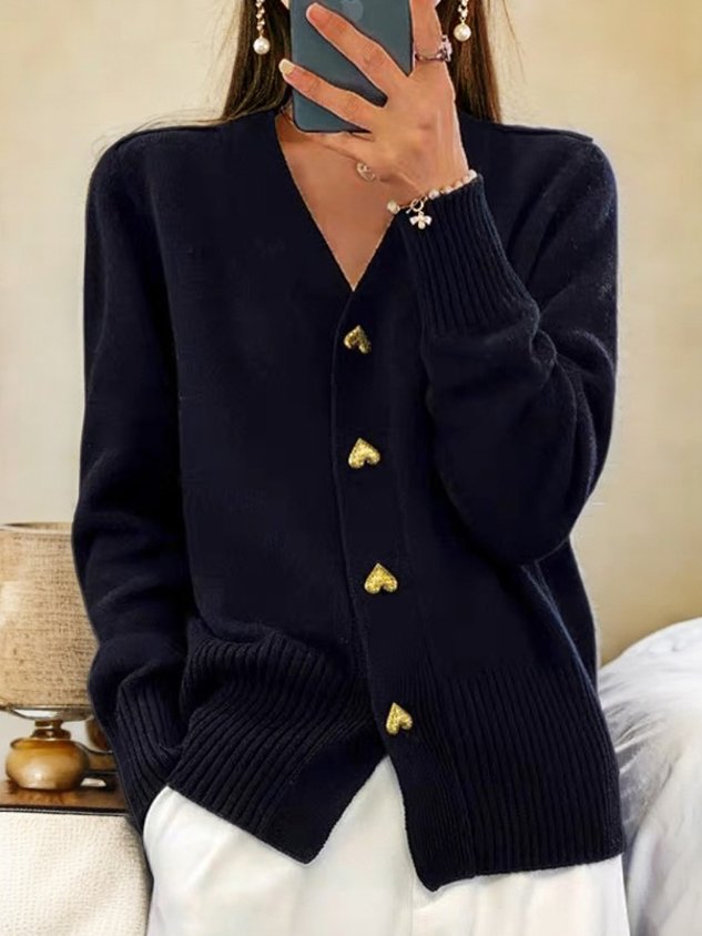 Élise – Chic cardigan in refined knit