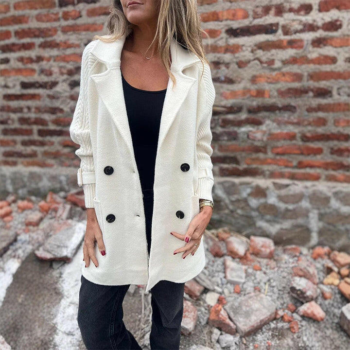 Claire – Elegant Double-Breasted Coat