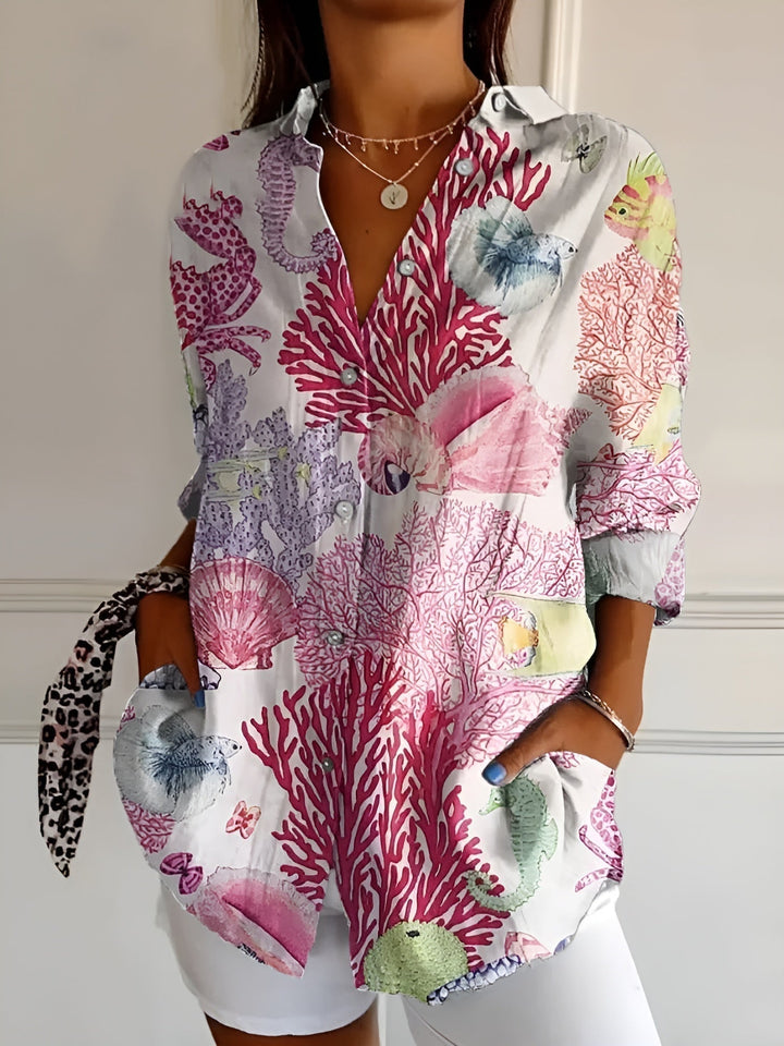 Jasmine – Soft Bloom Everyday Blouse