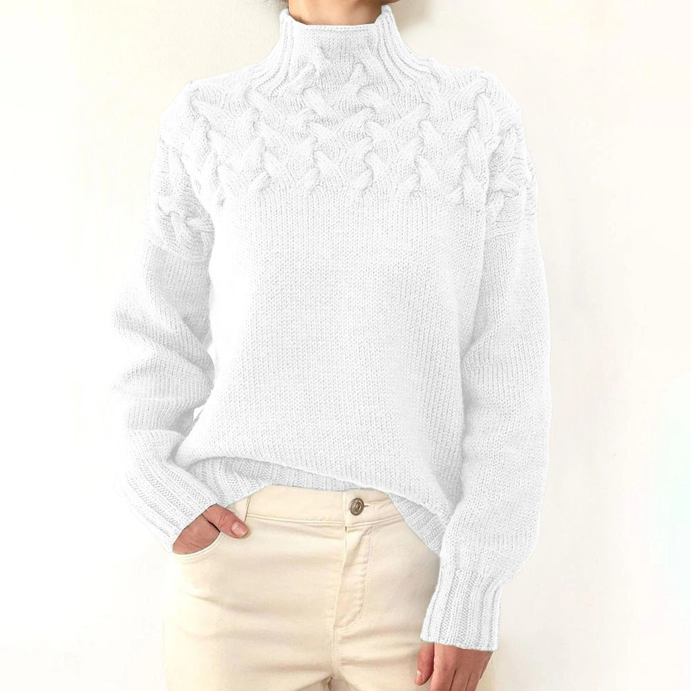 Léa – Elegant Knit Turtleneck Sweater