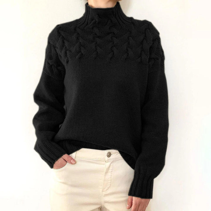Léa – Elegant Knit Turtleneck Sweater